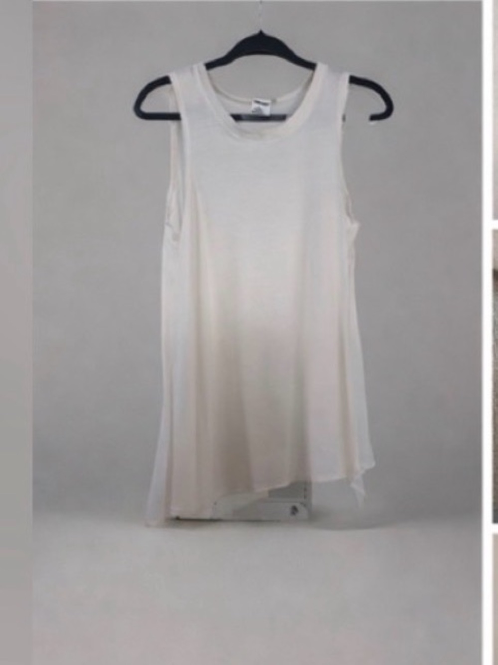 3-1 Phillip Lim  Ivory Sleeveless Tank Top Minimalist Capsule Wardrobe Small